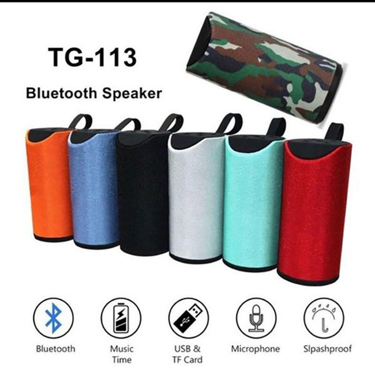 اسپیکر بلوتوثی قابل حمل مدل تی جی 113 - TG-113