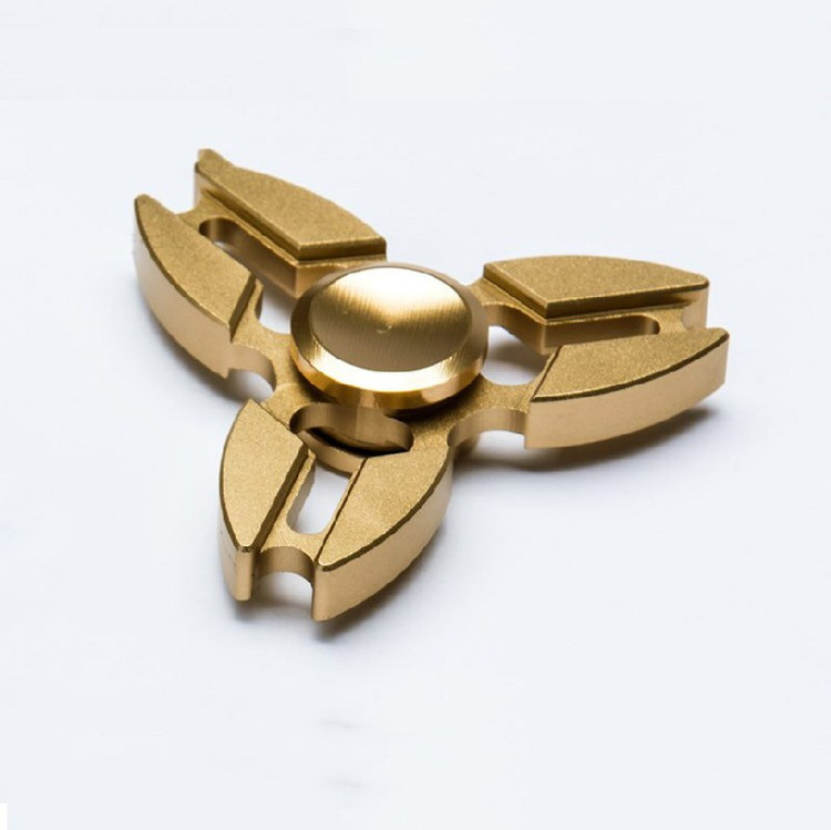 فیجت اسپینر فلزی سه پره دراگون رنگ طلایی - DRAGON Fidget Spinner
