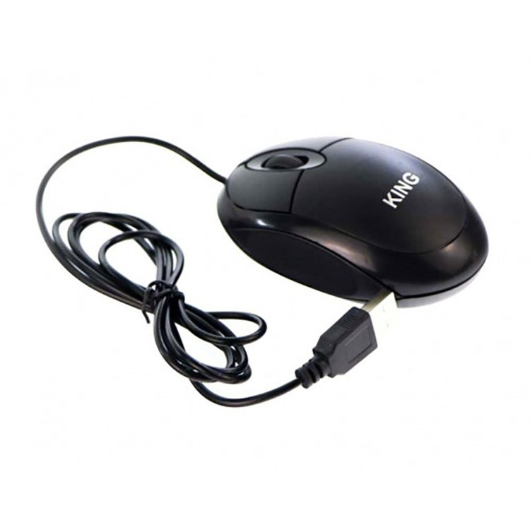ماوس سیم دار کینگ مدل ای 100 - KING E100