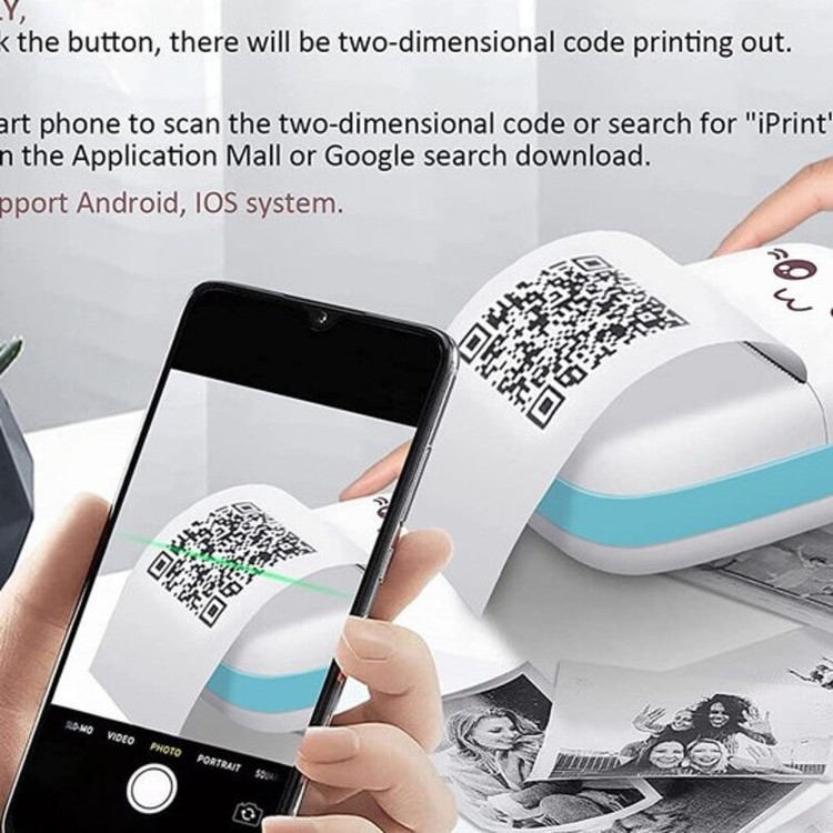 مینی پرینتر حرارتی قابل حمل مدل خرگوشی