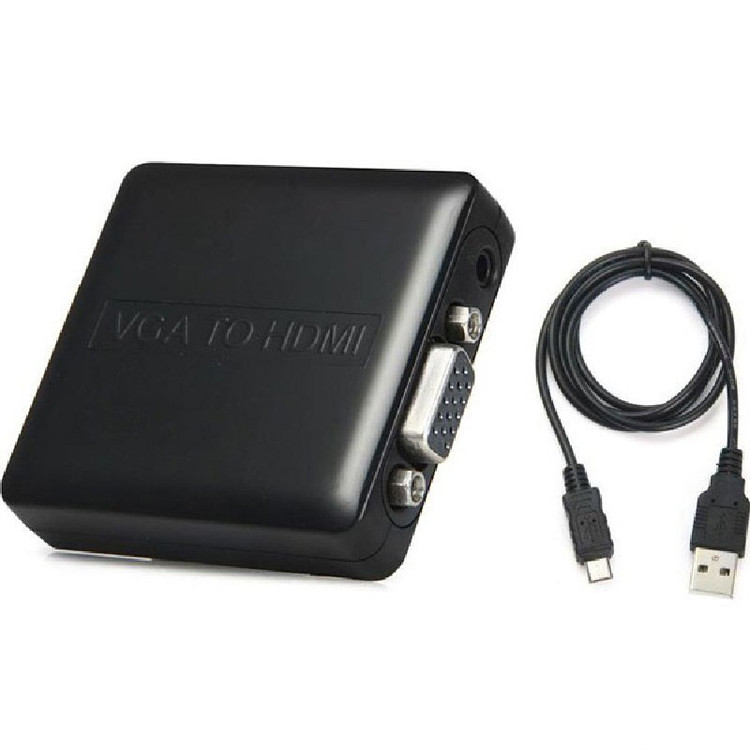 مبدل HDMI به VGA با خروجی صدا - Mini VGA R L to HDMI converter