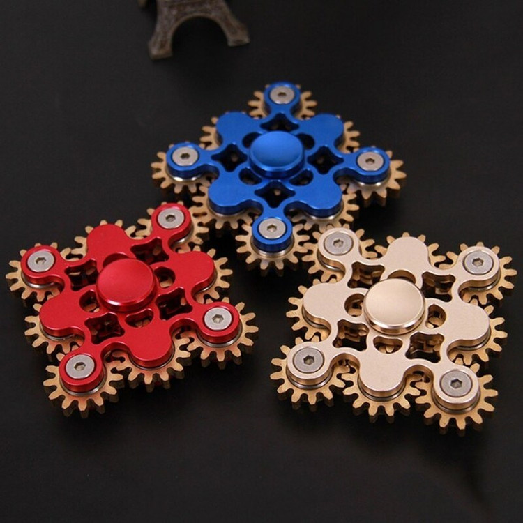 اسپینر فلزی مدل 9 چرخ دنده - Fidget Spinner Metal 9 Gear