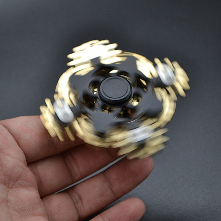 اسپینر فلزی مدل 9 چرخ دنده - Fidget Spinner Metal 9 Gear