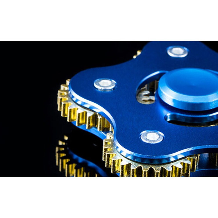 اسپینر فلزی طرح چرخ دنده ای پنج پر ( شش چرخ دنده) - Fidget Spinner Metal 6 Gear