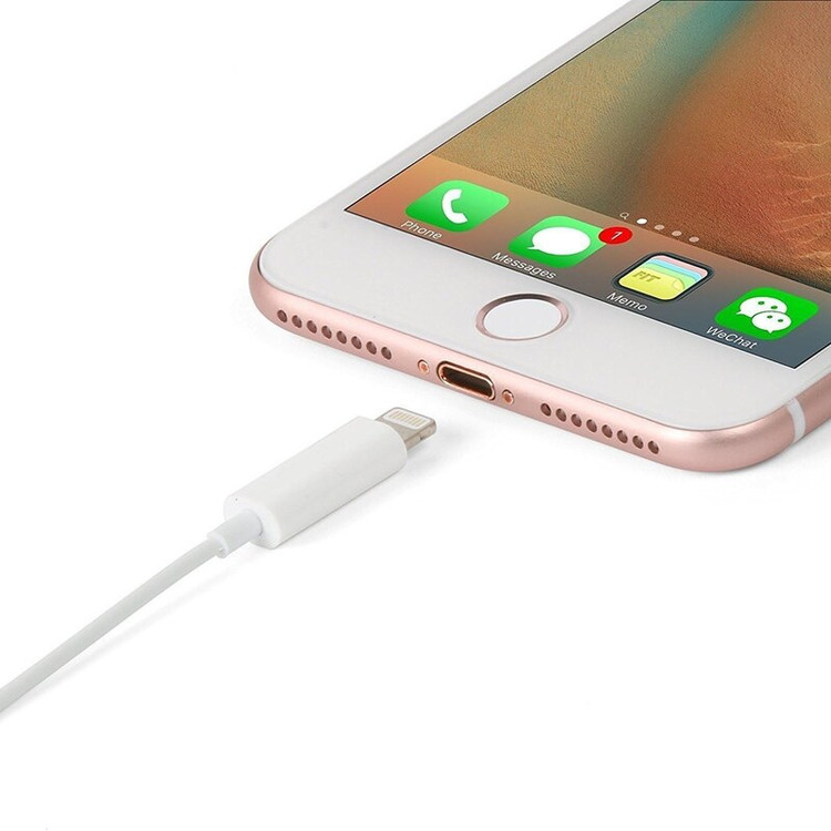 تبدیل لایتنینگ (آیفون) به به جک 3.5 میلیمتری (هندرفری- ائوکس) - Lighting 8 Pin Connector to 3.5 MM Headphone Jack