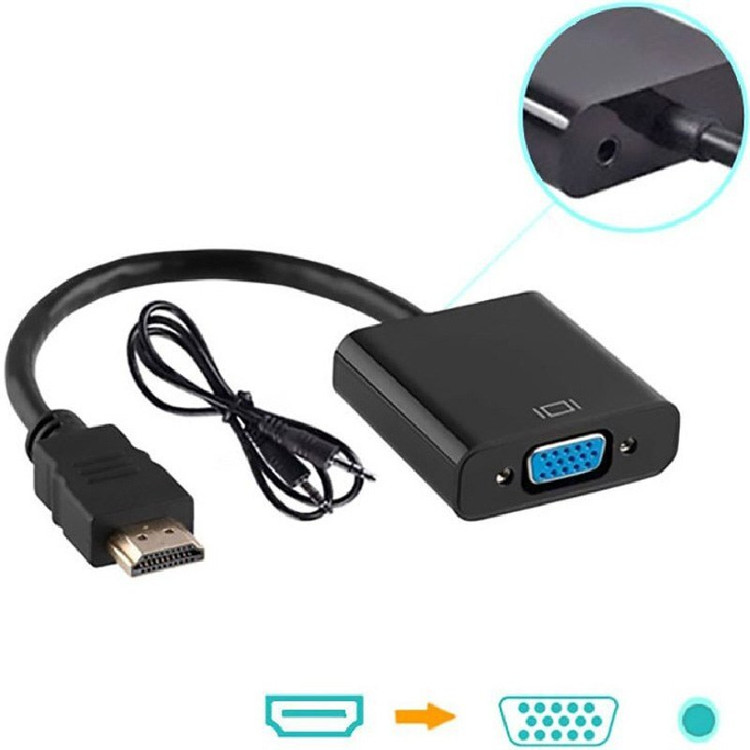 تبدیل HDMI به VGA با کابل صدا دیتا لایف - Datalife HDMI to VGA Adapter
