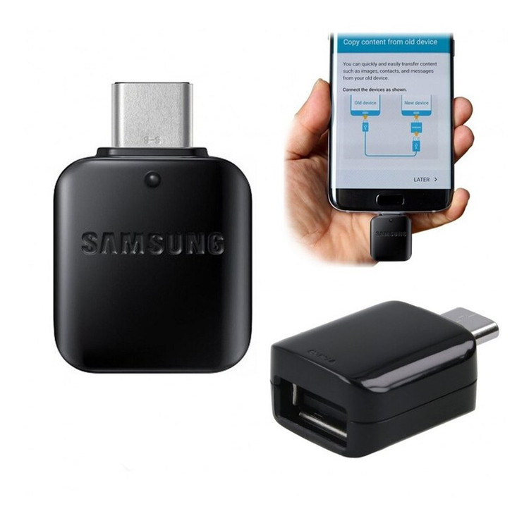 تبدیل او تی جی تایپ سی سامسونگ رنگ مشکی - Samsung OTG Type-C