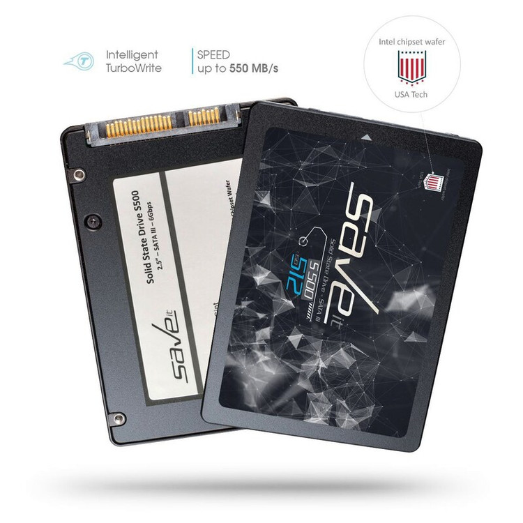 اس اس دی اینترنال سیویت مدل اس 500 ظرفیت 512 گیگابایت ا SAVE IT solid state drive Model S500