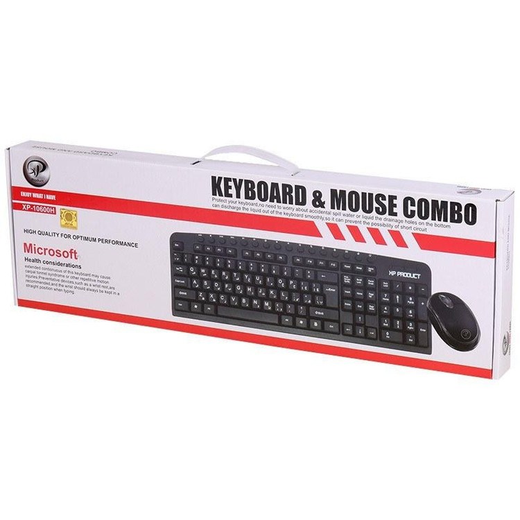 ست کیبورد و ماوس سیم دار ایکس پی-پروداکت مدل XP-10600H