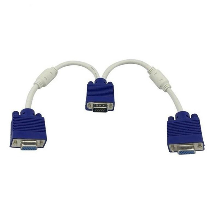 کابل تبدیل 15 سانتی 1 به 2 پورت VGA شارک