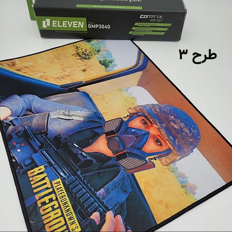پد ماوس گیمینگ ELEVEN مدل GMP3040 طرح بلتل فیلد