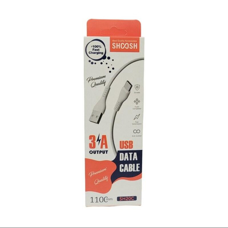 سیم شارژر Type-C فست شوش مدل اس اچ 20 سی - Shoosh SH20C