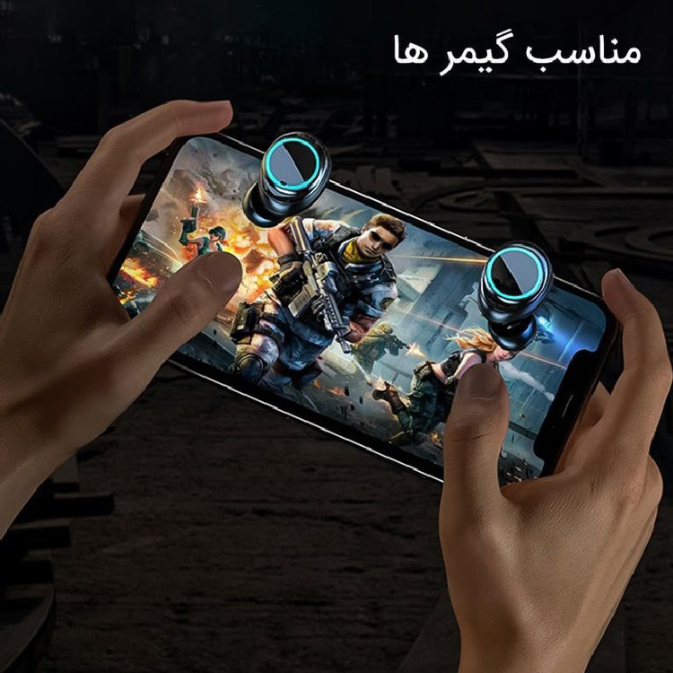 ایرپاد گیمینگ مدل M25 ENC نسخه V5.3 2024 رنگ نقره ای