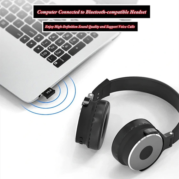 دانگل بلوتوث مدل بی تی نسخه 5.0 - Bluetooth Dongle BT-V5.0
