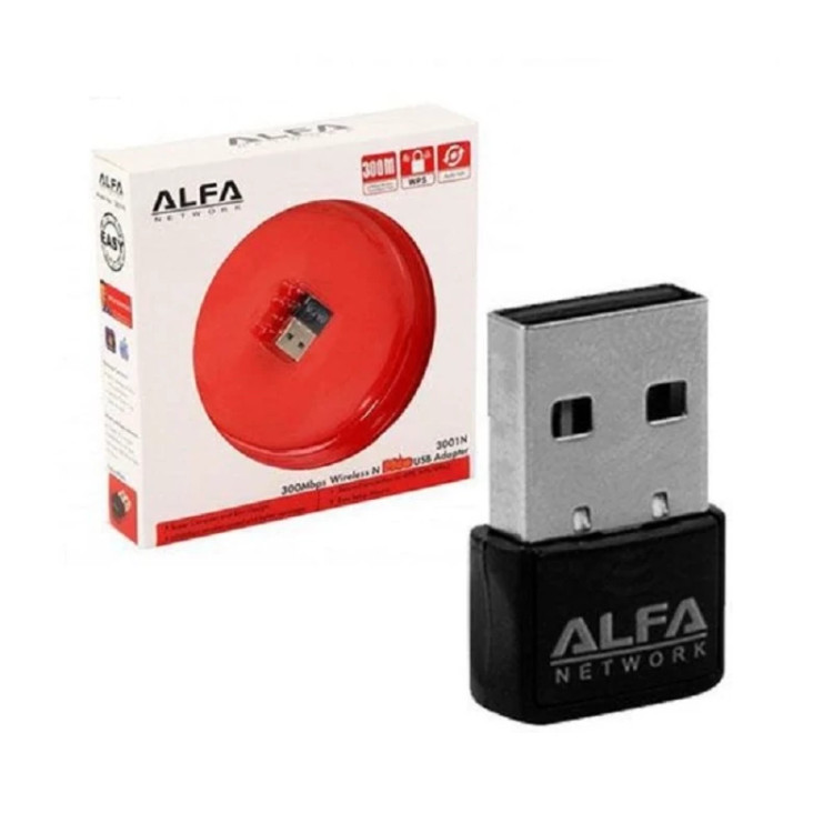 دانگل شبکه USB بی سیم ALFA آلفا مدل 3001N