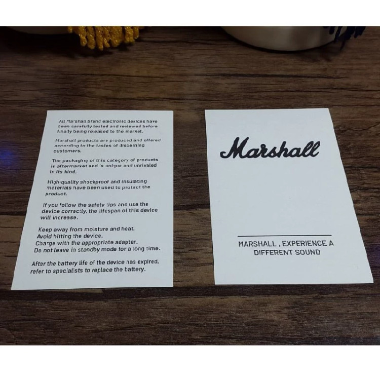 هدفون بیسیم تمام چرم مارشال مدل CORRIVAL III