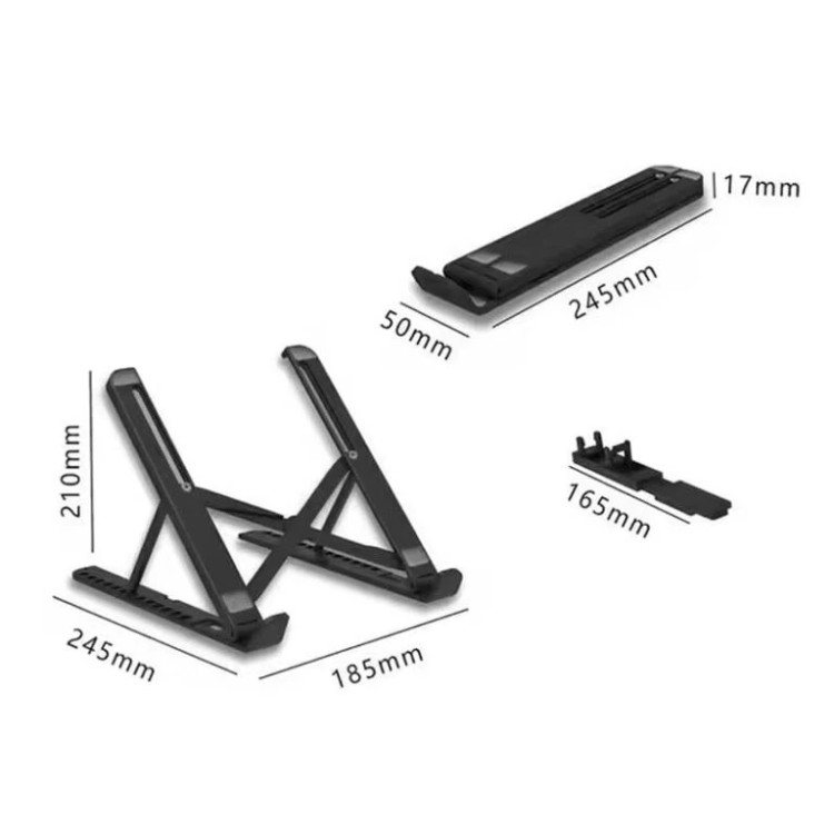 پایه لپ تاپ BAYBEL دارای استند تاشو موبایل