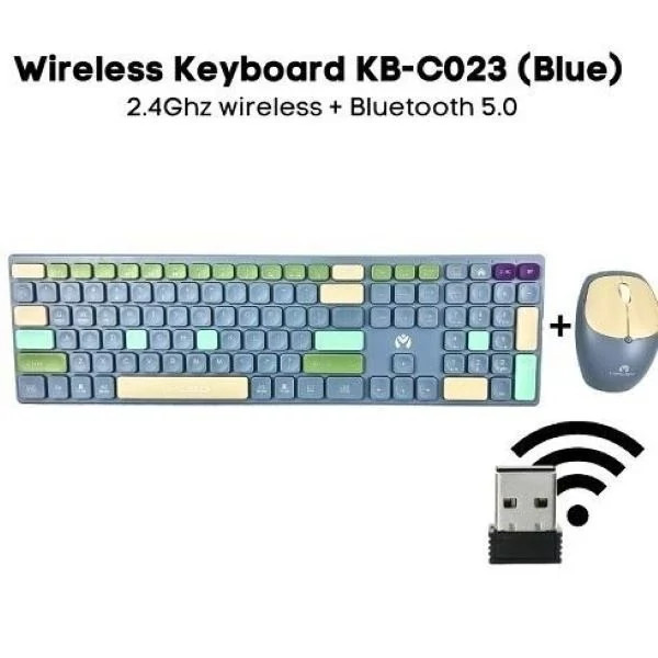 کیبورد و موس بیسیم میکاسو مدل KB-C023