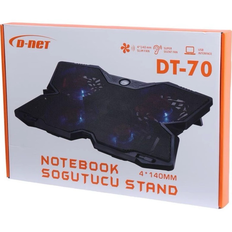 کول پد لپتاپ 4 فن D-NET مدل DT-70