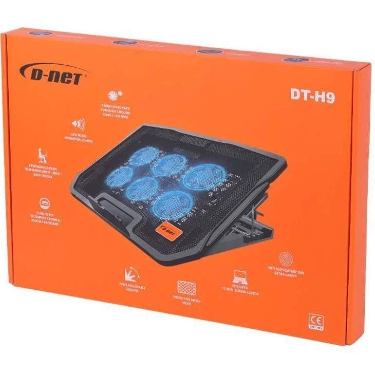 کول پد لپتاپ 6 فن D-NET مدل DT-H9