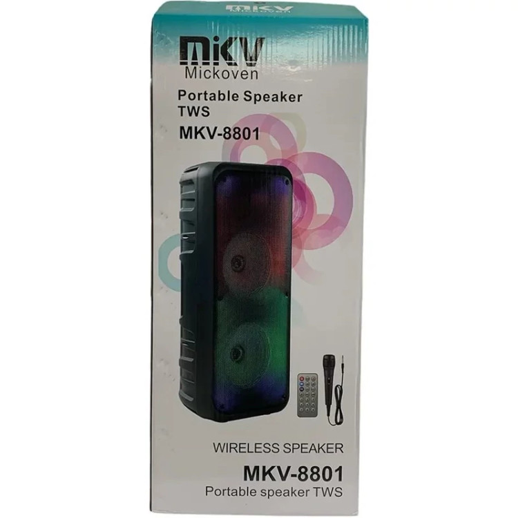 اسپیکر بلوتوثی قابل حمل میکوون مدل MKV-8801