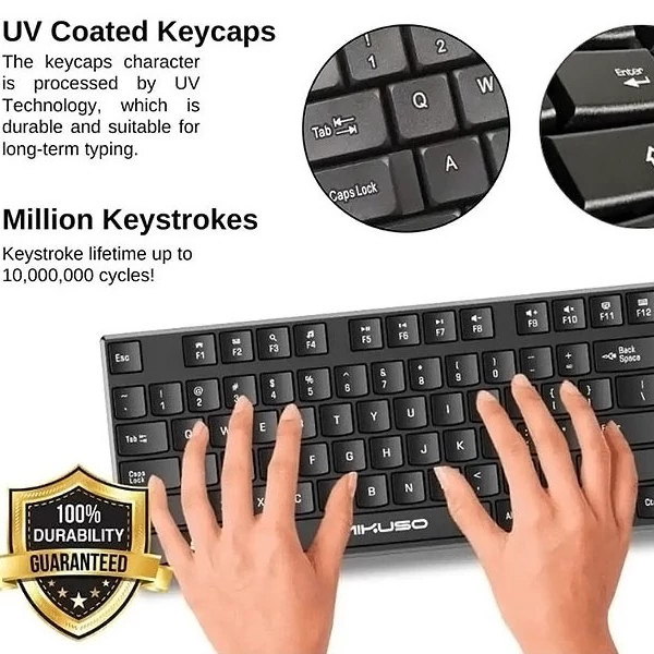 کیبورد و موس بیسیم میکاسو مدل KB-C026
