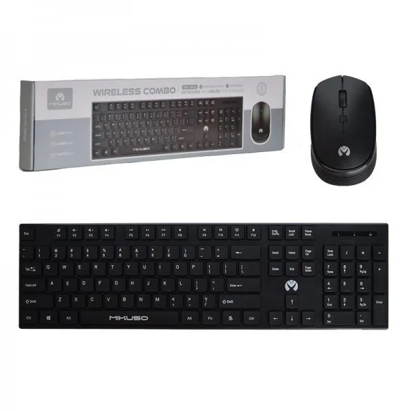 کیبورد و موس بیسیم میکاسو مدل KB-C026