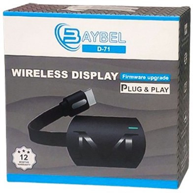 دانگل HDMI بایبلمدل D-71 با قابلیت پشتیبانی از روزولیشن 4K