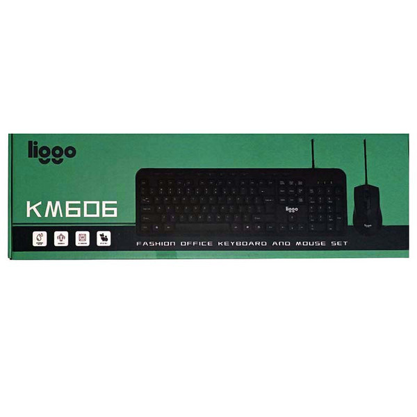 کیبورد و ماوس سیمی لیگو مدل KM606